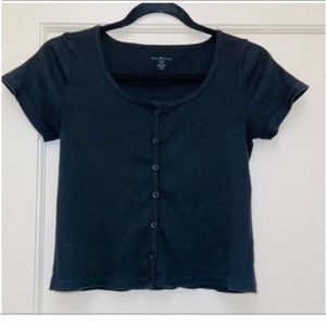 Black brandy Melville zelly top
